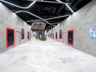 Eventdeco_Westfield Černy Most_instalace_tunel