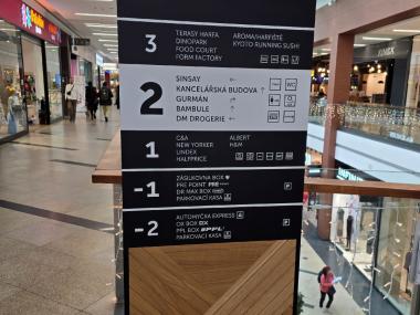 Eventdeco_Galerie Harfa_navigace_vyroba na miru