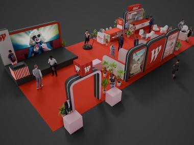 eventdeco-westfield cerny most-fun zones-vyroba